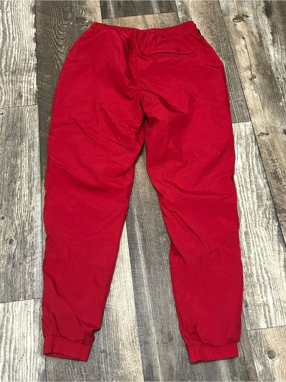 Jordan Pants Nylon Men's Athletic SportWear Diamond Red Size L